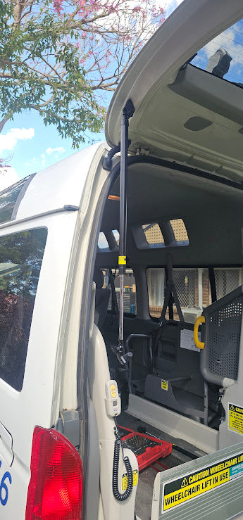2005 to 2019 Toyota Hiace Welcab Rear Door Gas Struts