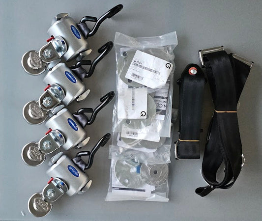 QStraint Click'n'Slide Wheelchair Restraint System