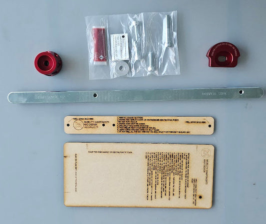 06 to 2016 Toyota Hiace Welcab Bare Restraint Kit