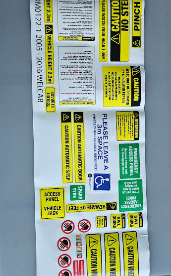 06 to 2016 Toyota Hiace Welcab Full Restraint Mounting Kit