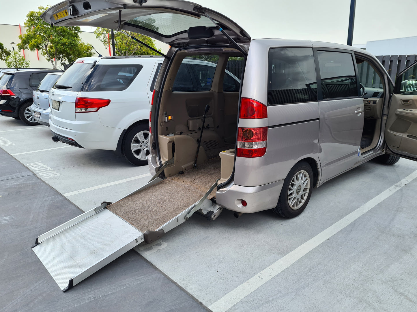 Toyota Noah Welcab Hand Controller Aluminium.