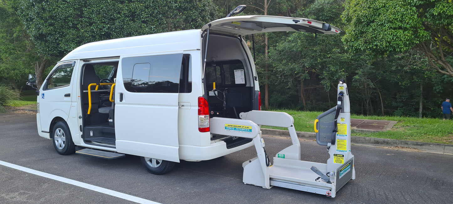 Toyota Hiace Welcab Deck Gear Rack