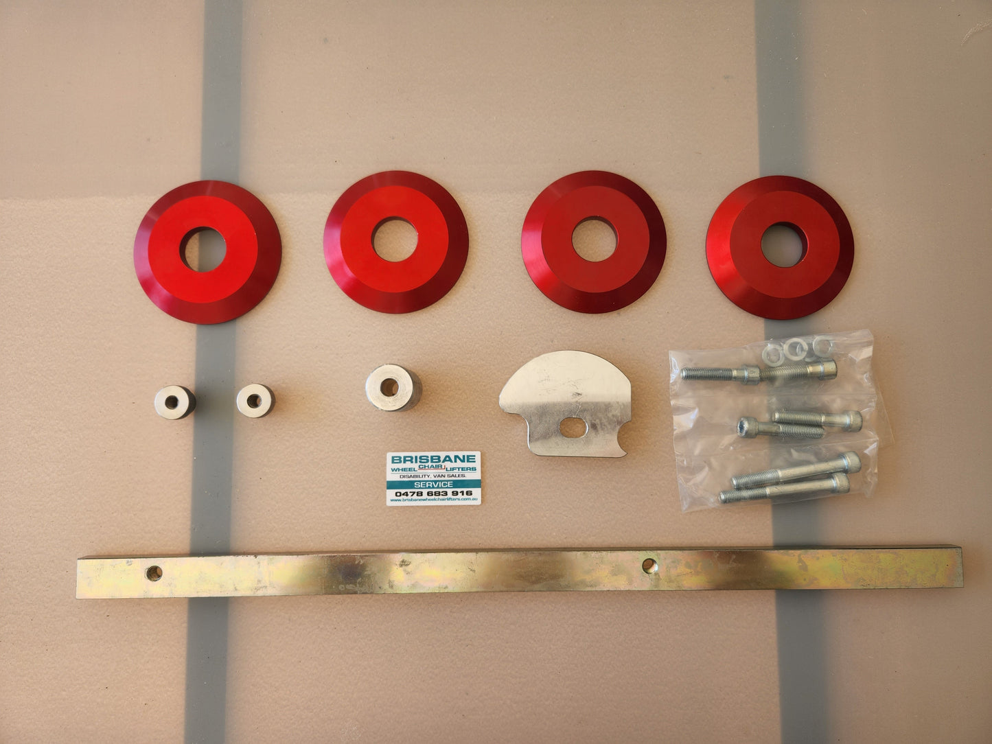 Toyota Hiace Welcab Restraint Mounting Kit 2005 to 2016